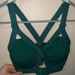 BuffBunny Green Strappy Sports Bra | Size S